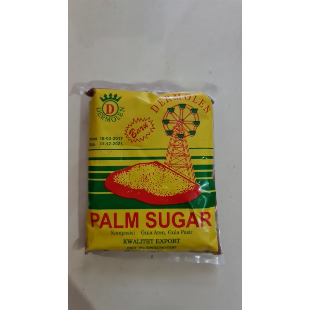 

Gula aren bubuk palm sugar cap dermolen