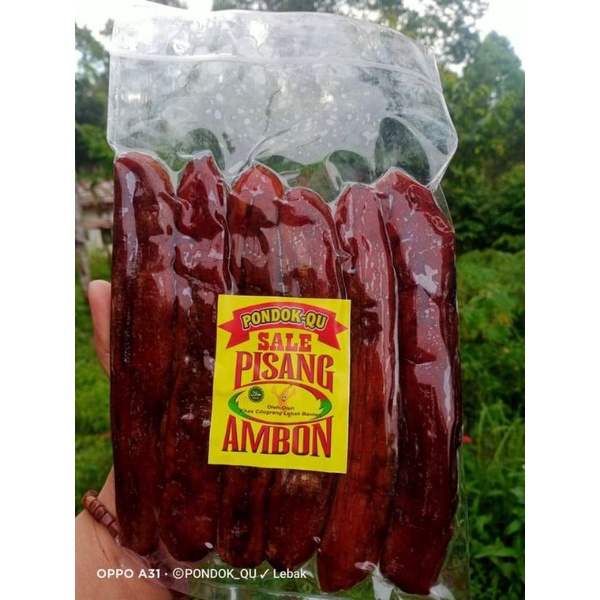 

SALE PISANG AMBON JUMBO PONDOK QU 250 GR