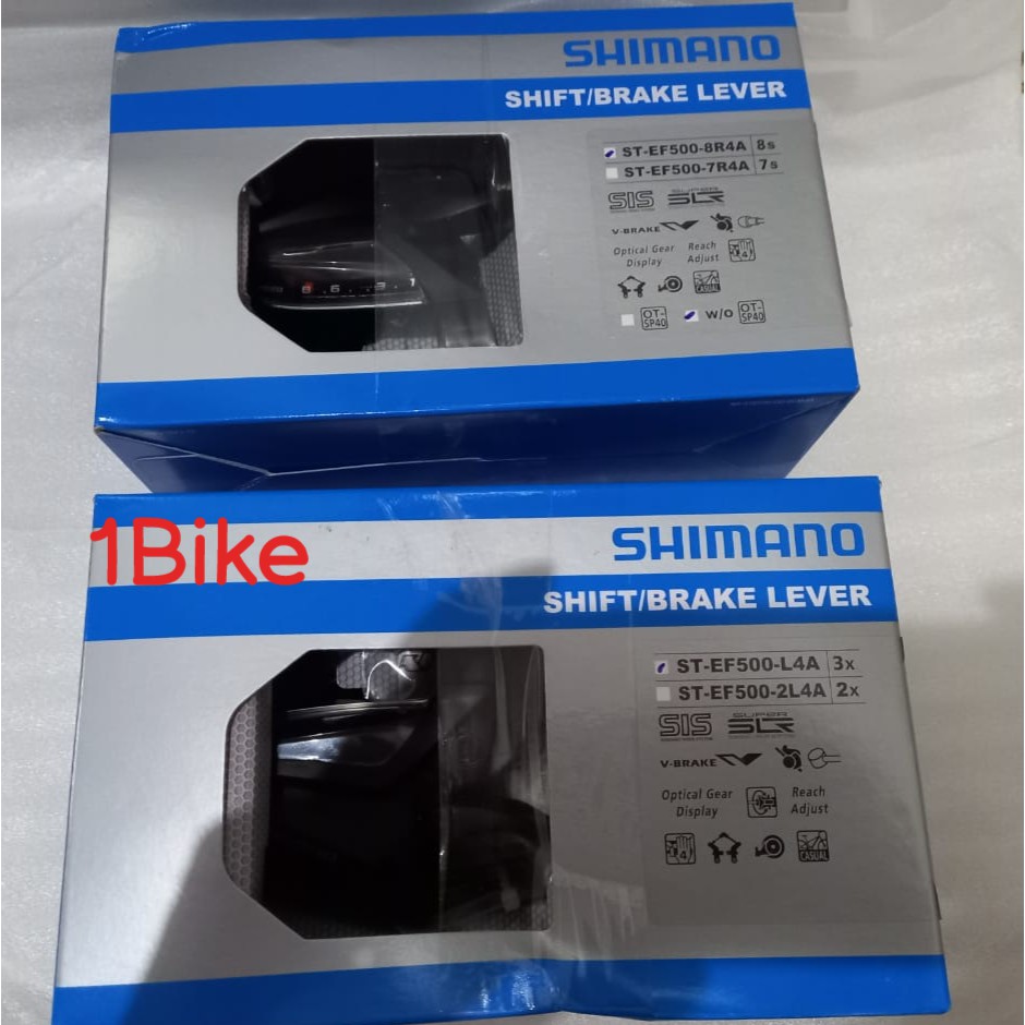 SHIFTER SHIMANO EF 500 8 SP 1set kanan dan kiri