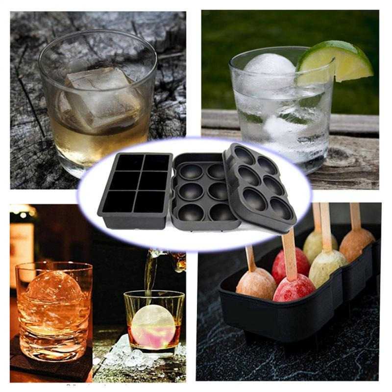 Winzwon Cetakan Es Batu Ice Cube Tray Cube + Ball 2 PCS - CW76685