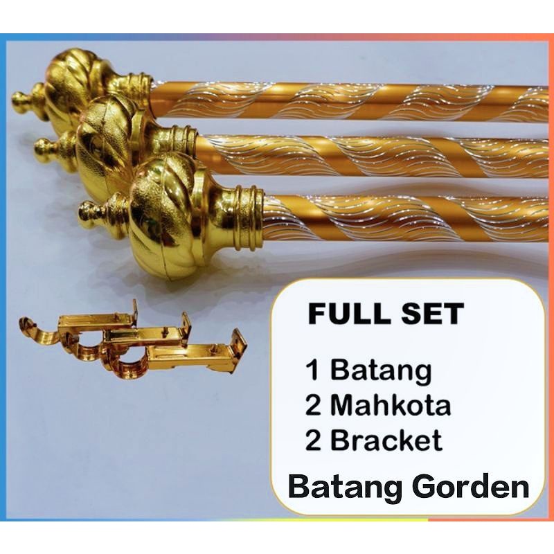 ROLET BESI | BATANG GORDEN FULL SET 1/1,5/2 METER