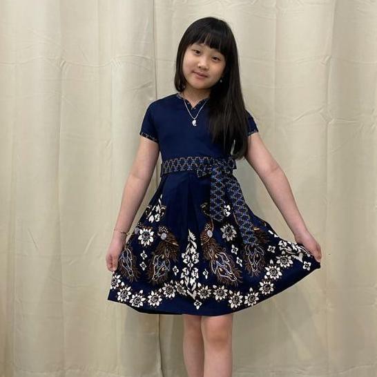 Maja - Flora Girls Dress Batik Anak Perempuan - 2