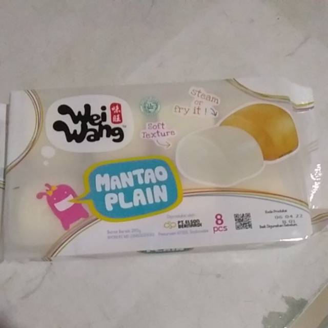 

WEI WANG mantao plain 8s 290gr [ soft texture mantau ]