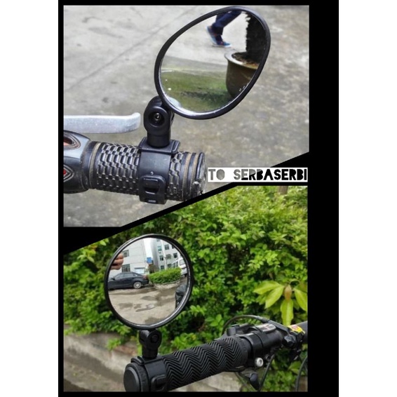 Spion sepeda bulat oval BULAT OVAL 360 derajat spion sepeda universal