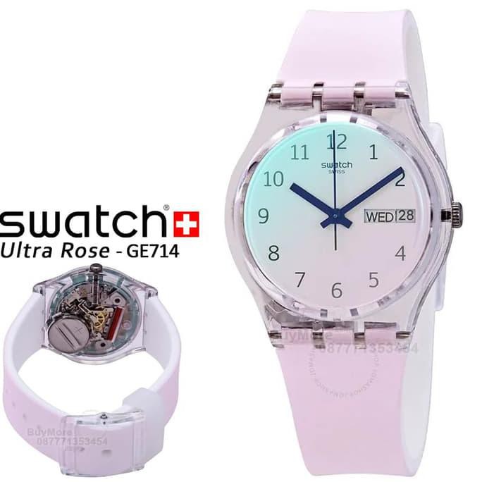 TERBARU SWATCH GE714 ULTRAROSE ORIGINAL TERLARIS