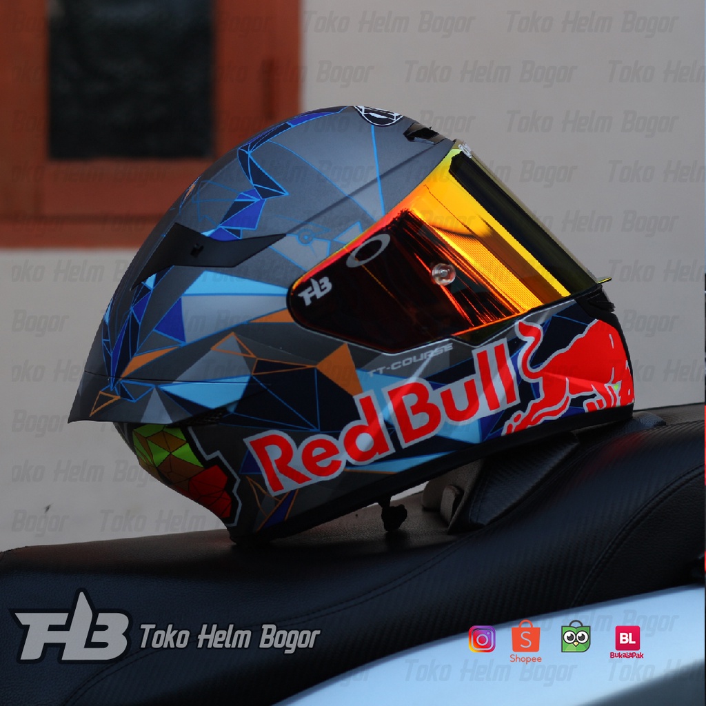 KYT TT Course Pol Espargaro Qatar Test 2021 Gunmet Dof repaint visor REDGOLD