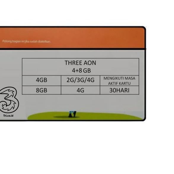 HARGA PROMO  FO TRI AON4 TOTAL 12GB NASIONAL Cuss..