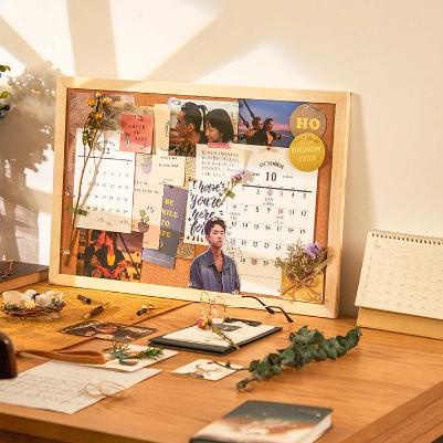 

〽️SALE〽️ Message board Background Boardsend sticker cork message board Decorative Board With Frame Cork Board