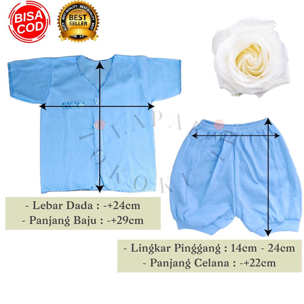 Setelan Baju Bayi Pendek Newborn Polos (0-4 Bulan) Kaos Polos dan Celana Bayi Baru Lahir Satu Set Baju Bayi dan Celana Bayi Baju Bayi Pendek Celana Bayi Pendek Kaos Bayi Pendek tipis Oneset Baju