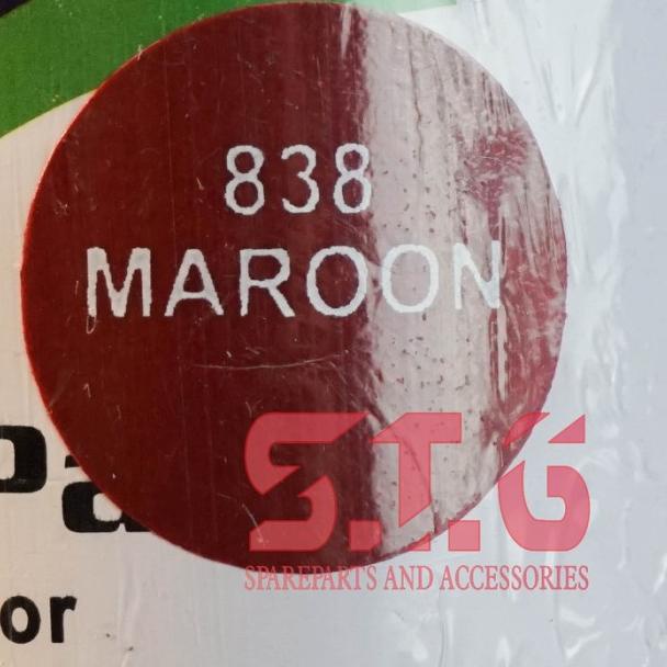 ♗ 838 Maroon Merah Marun Cat Pylox Pilox Pilok Semprot Diton 150 cc ➱