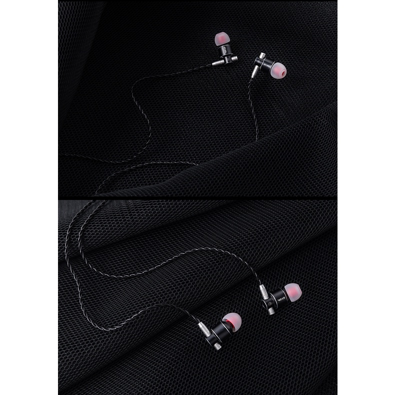 Reecho GY-09S Earphone HIFI Dynamic Heavy Bass Dengan Mic Untuk Olahraga / Lari GY09S