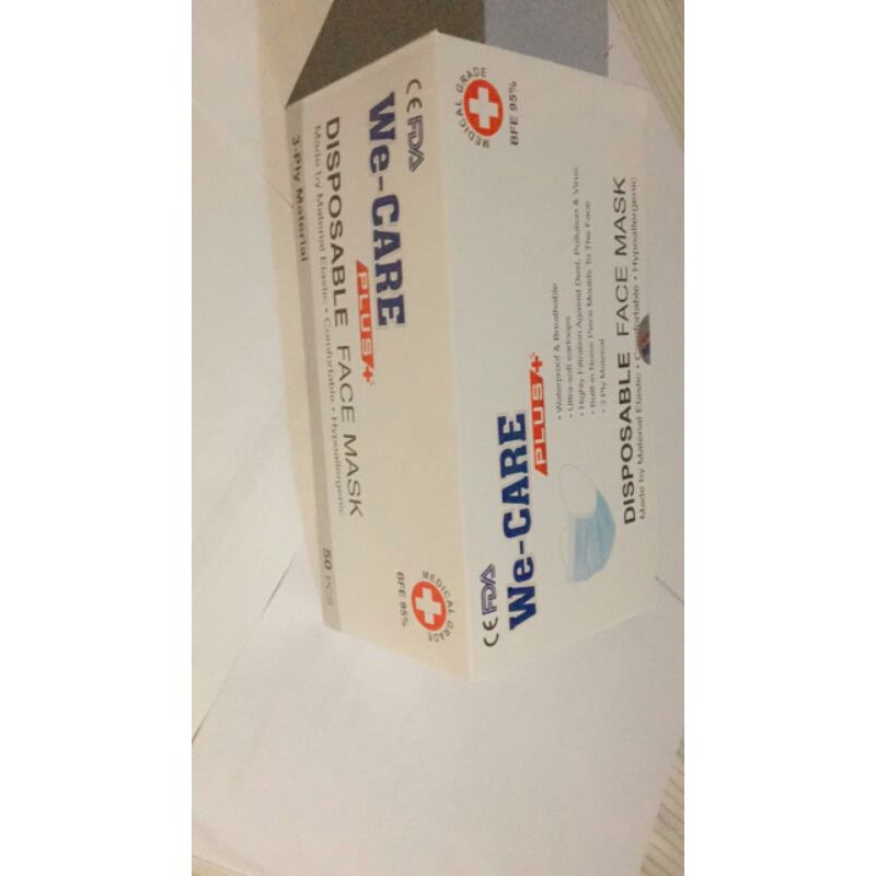 MASKER MEDIS : WE CARE 3PLY