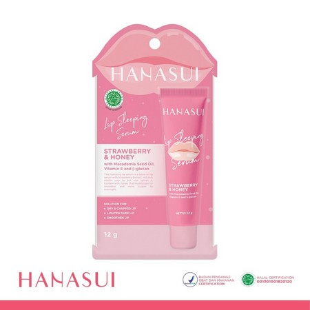 HANASUI LIP SLEEPING SERUM ORIGINAL BPOM HALAL MUI