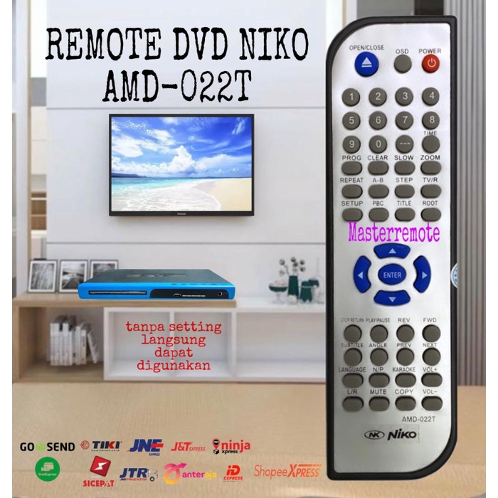 Remot Remote Dvd Niko #98