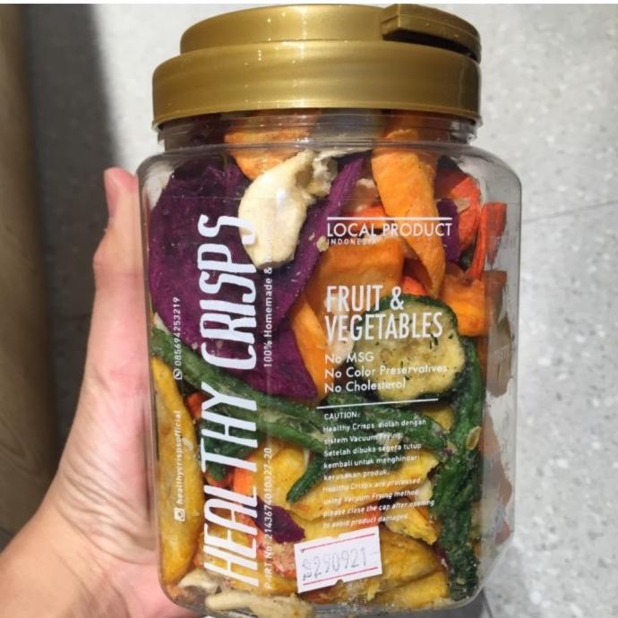 

(:(:(:(] HEALTHY CRISPS VEGETABLES 250 GR snack sayuran