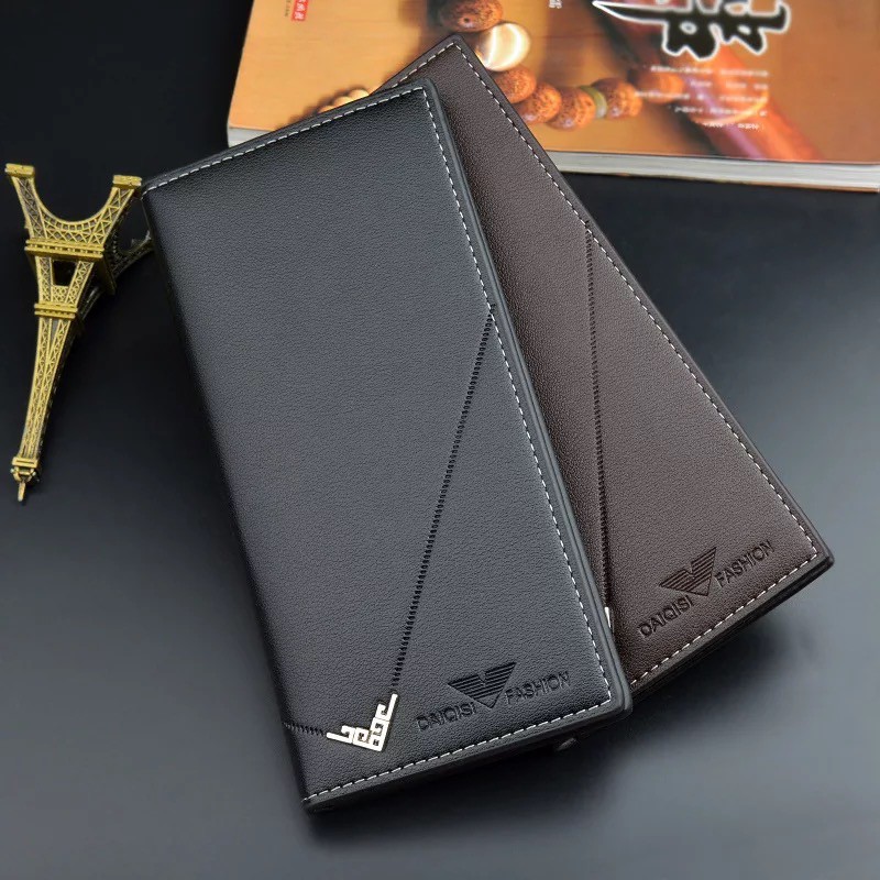 Dompet kulit pria panjang Kartu import DQS003