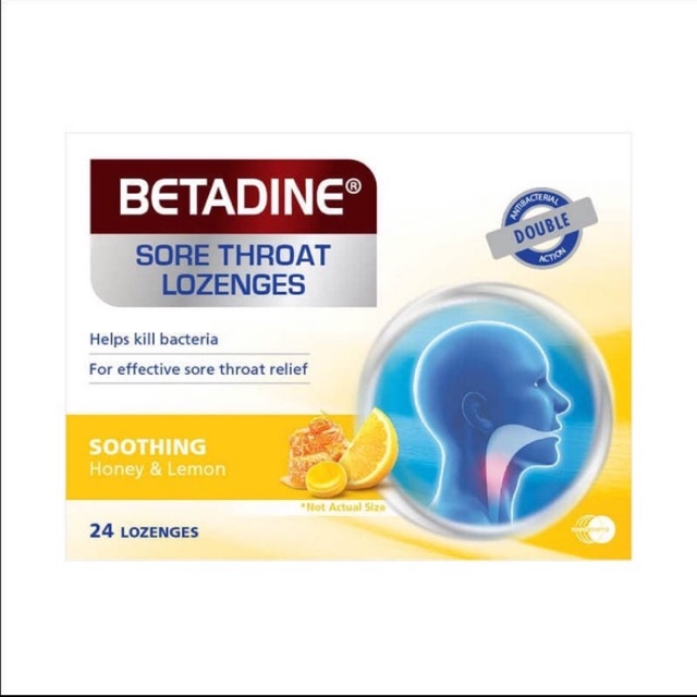 Betadine Sore Throat Lozenges import SPORE