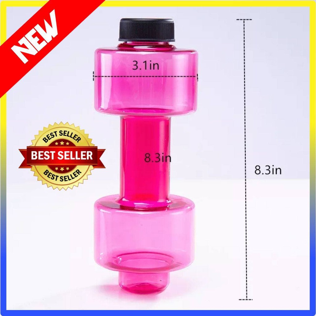 Botol Air Barbel Botol Air Minum Unik Botol Plastik Olahraga - 100405-1