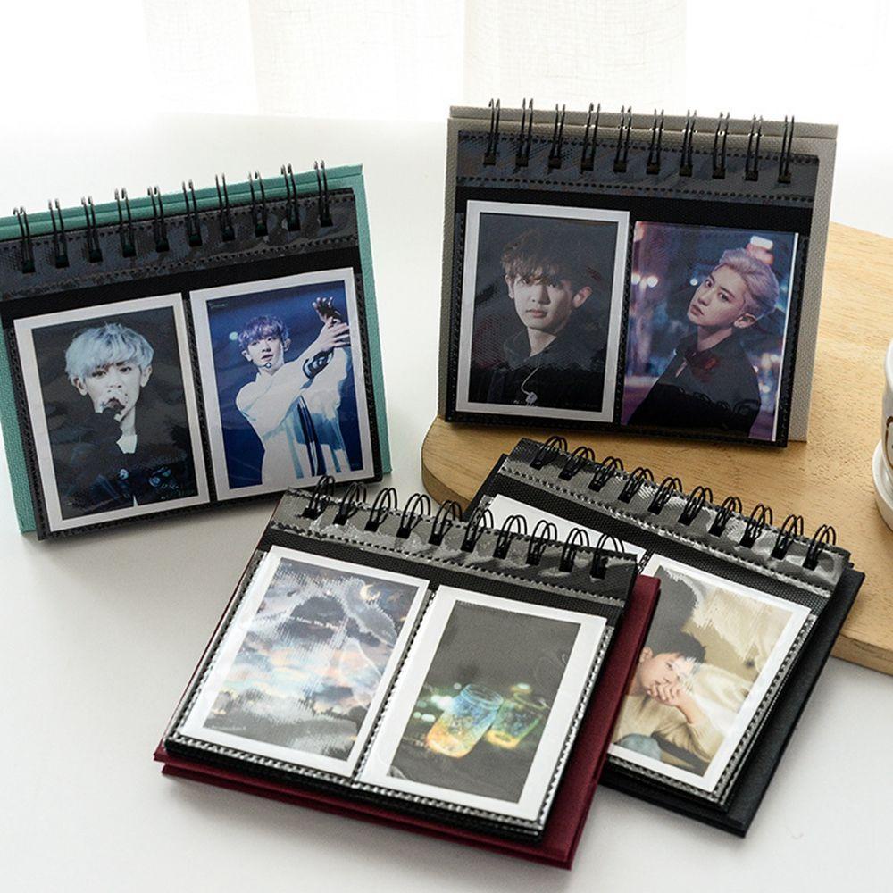 Lanfy Album Foto Perangko Bingkai Foto Mini Kpop Kartu Gambar Tempat Penyimpanan Home Decor Photocards Holder