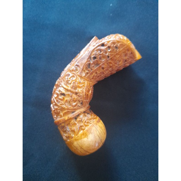 hulu keris patah tiga | deder keris | gagang keris | handle keris GG gg antik ukir