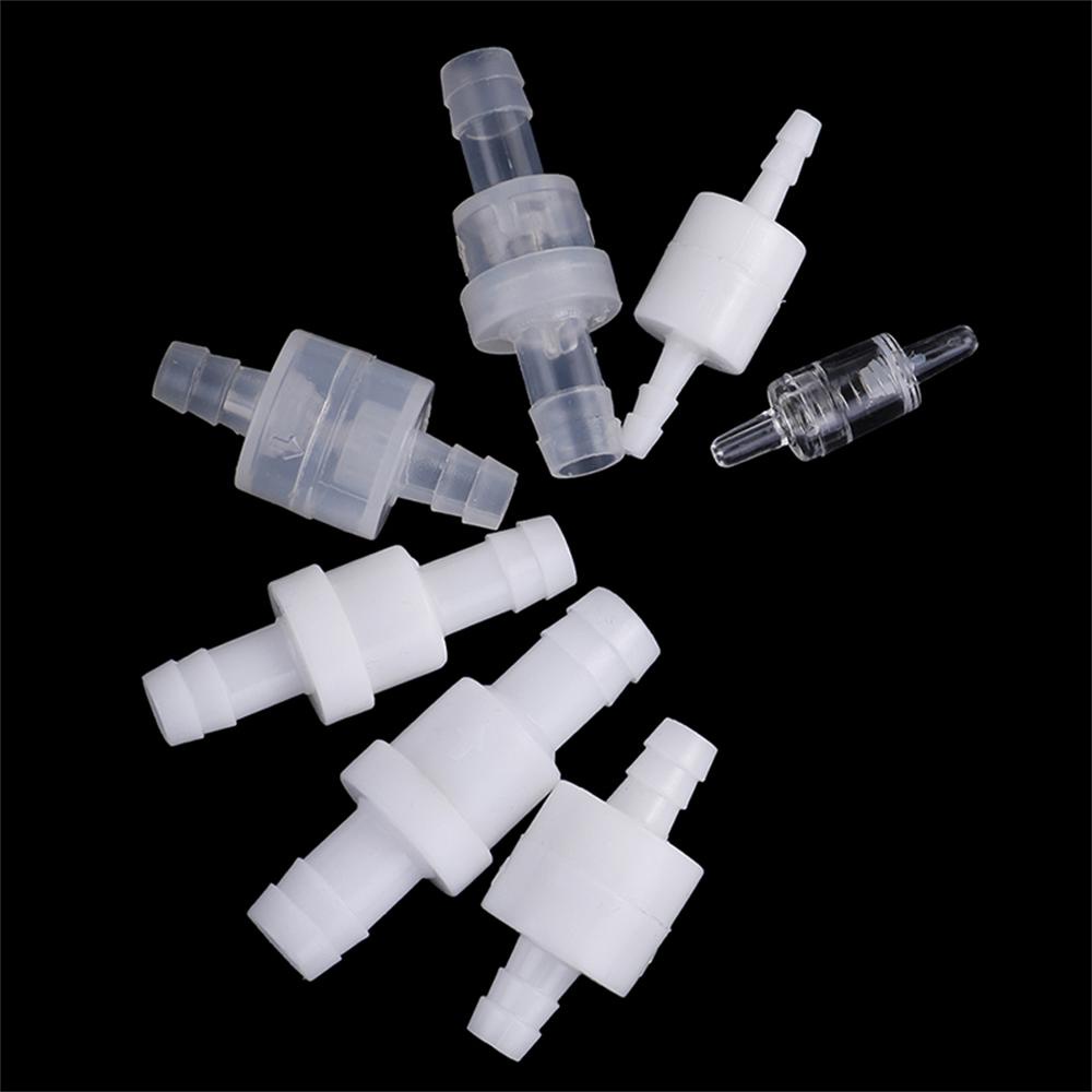 Lanfy Check Valve Translucency Tahan Lama 4mm/6mm/8mm/12mm Putih Untuk Air Gas Untuk Katup Cairan Udara Bahan Bakar
