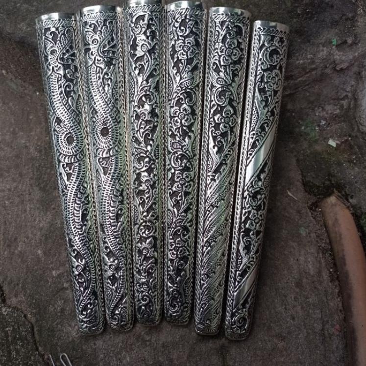 SALEE.. pendok solo motif lapis perak sangupan trbal 0.3mm
