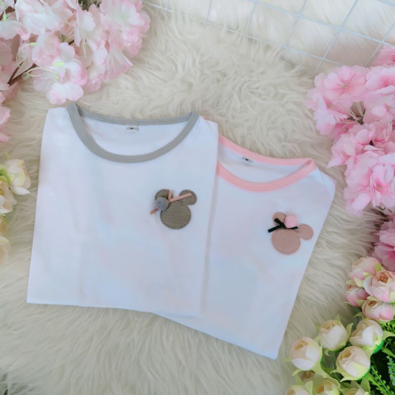 kaos anak polosan Mickey | kaos anak putih Mickey | kaos anak combed 30s