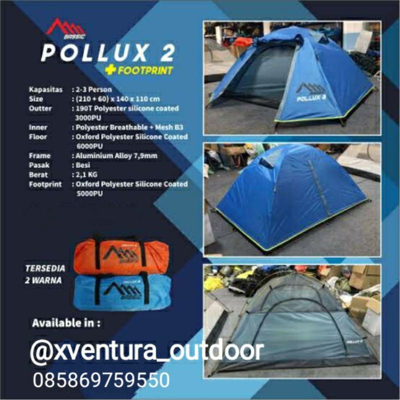 tenda bassic pollux 2