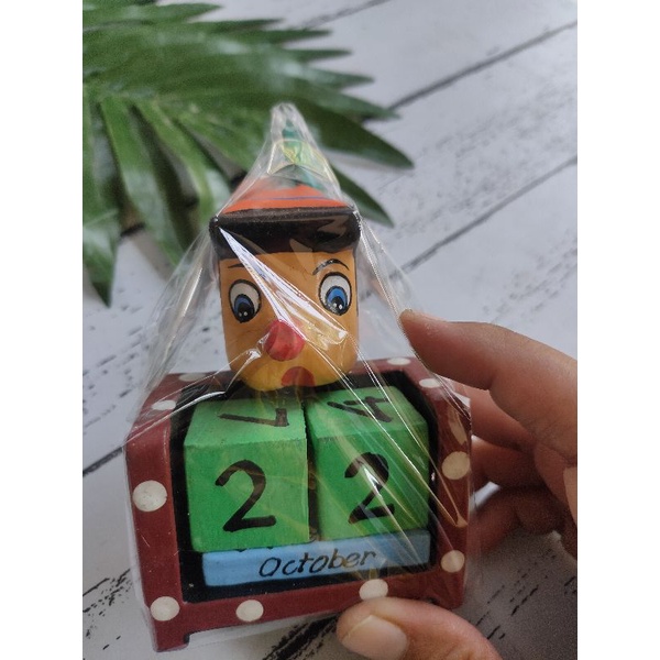 

Kalender abadi/kalender kayu hiasan meja