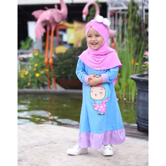 (Grosir) Gamis kaos Vitto