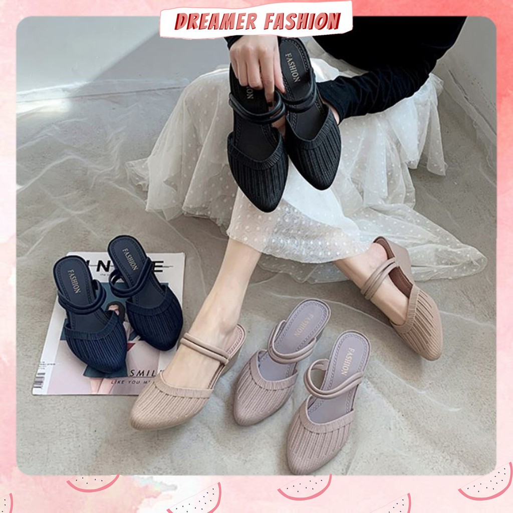 DF Sandal  Wanita  Jelly Kode S155 Flat Shoes Karet Murah 