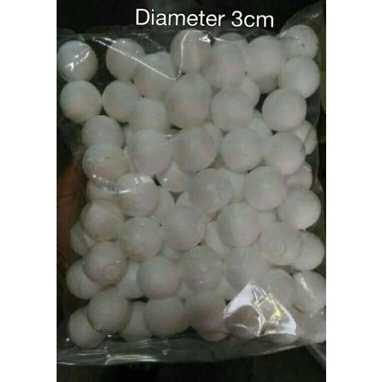 

Art Paper Paket Bola Gabus 3Cm Isi 50 Buah Bagus Murah Bulat Bundar Putih Gojek