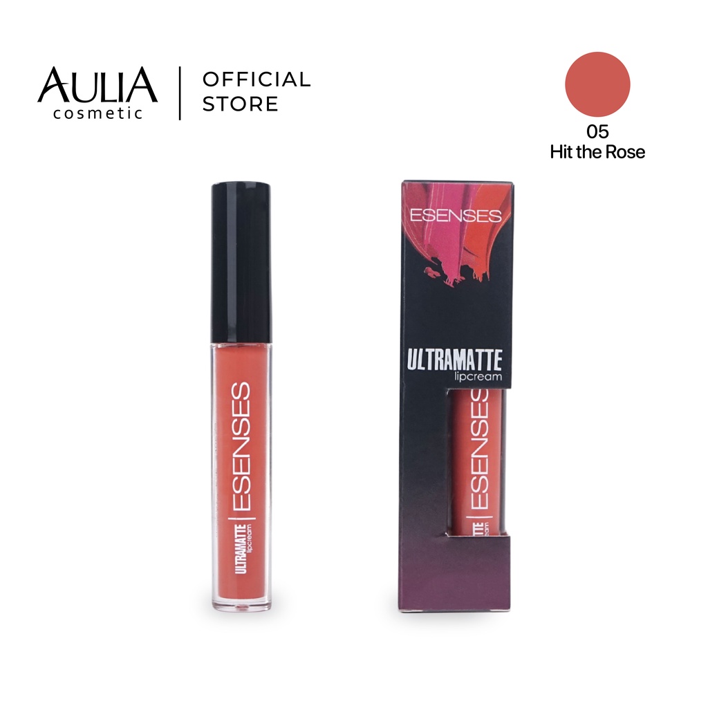 RADYSA - ESENSES Ultramatte Lip Cream ( With Formula Matte Intens ,Kandungan Vitamin E , Dan Tekstur ringan di bibir )