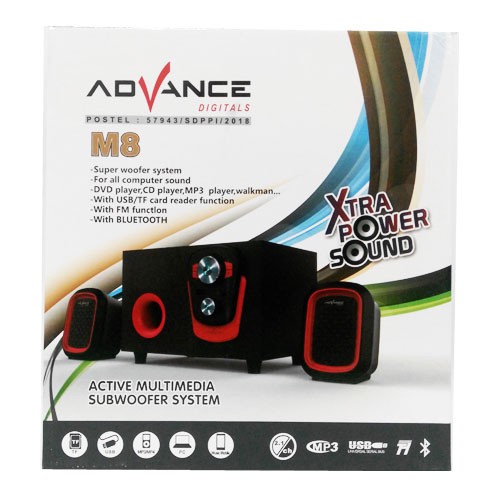 Advance Speaker Aktif M8-Bluetooth