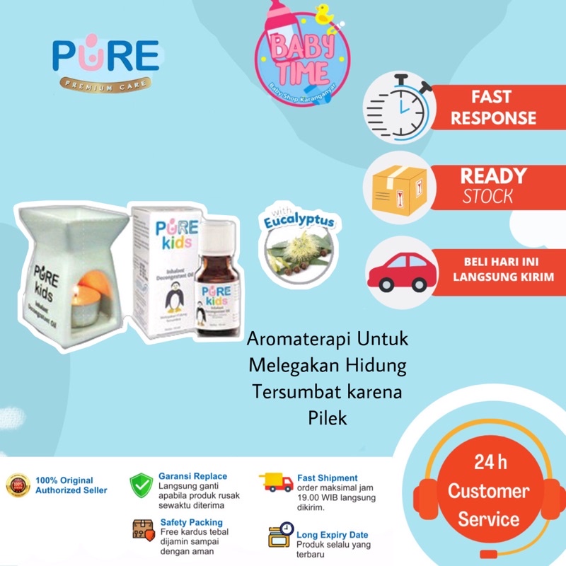 Paket PureKids Inhalant Decongestan Oil Free Tungku