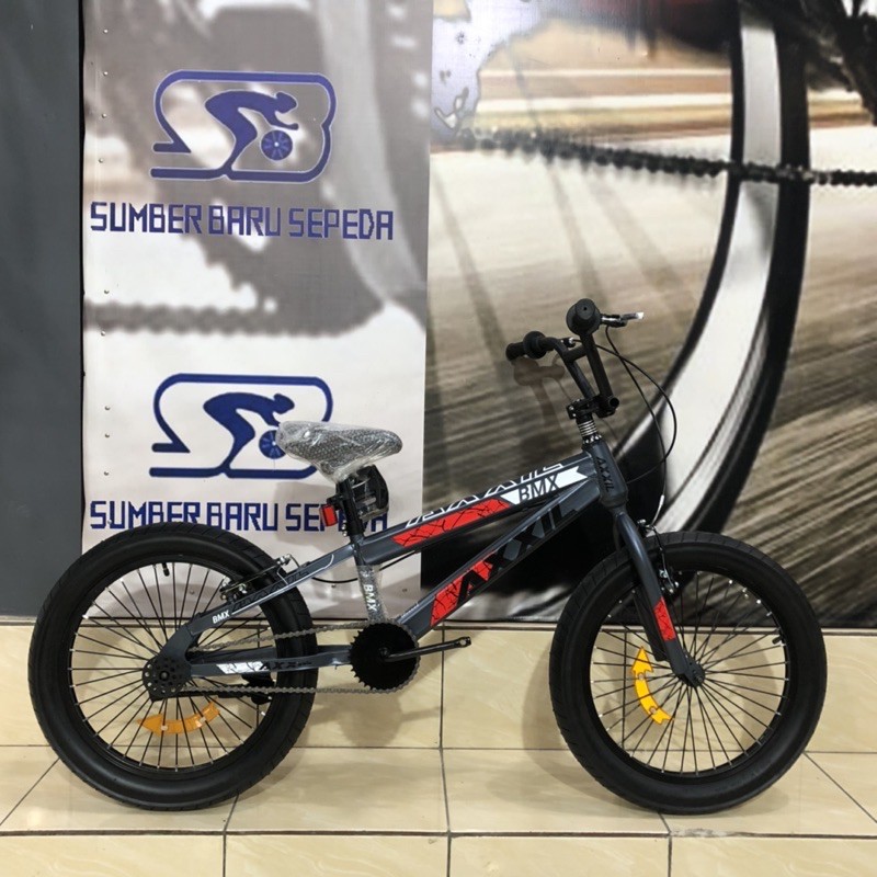 SEPEDA ANAK BMX AXXIL 20 INCH BAN BESAR JUMBO FREE BELL