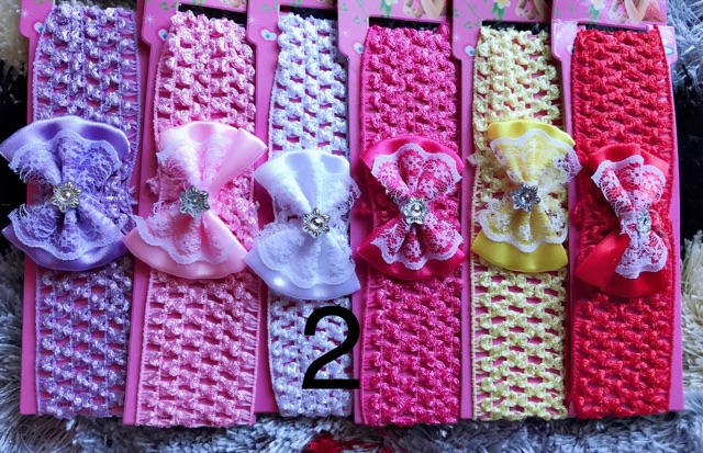 Bandana Pita Rambut Anak Cantik Karet Tidak Sakit HeadBand Baby Pita