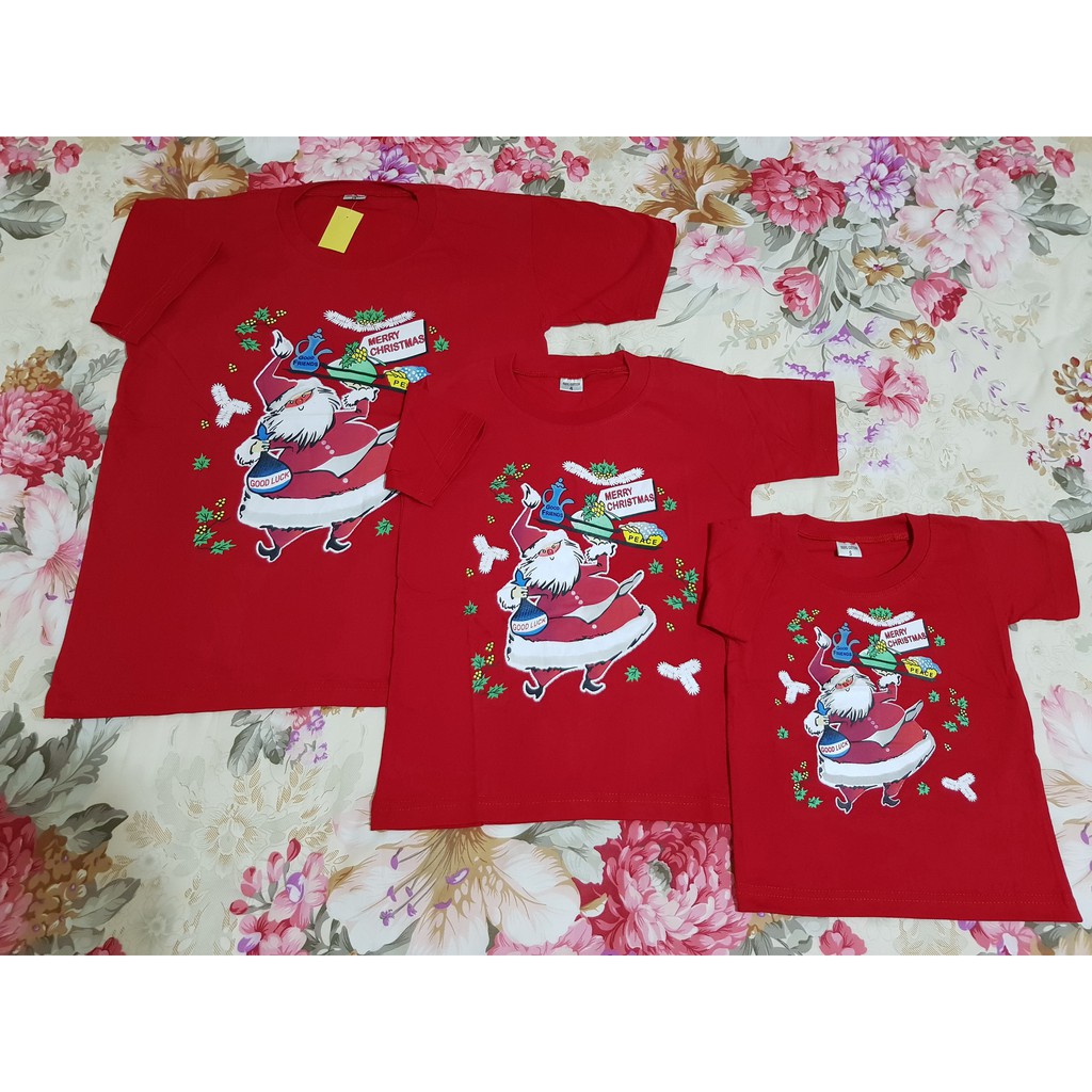 Baju Kaos Natal Christmas Santa Claus Keluarga Family Baju Kaos Natal Christmas Santa Claus Keluarga Family