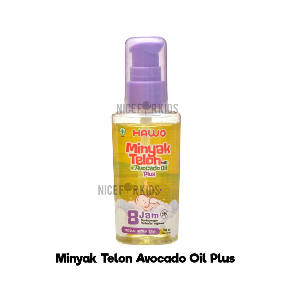 Hawo Minyak Telon Avocado Oil Avocado Oil Plus 80ml