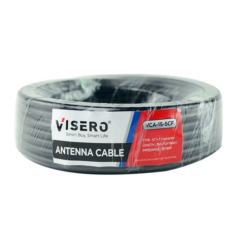 Kabel antena tv digital rg6 biasa murah 10m 15m 20m