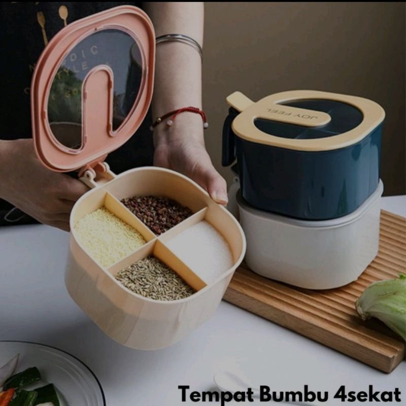 TEMPAT BUMBU 4 SEKAT SERBAGUNA, MEWAH DAN MURAH