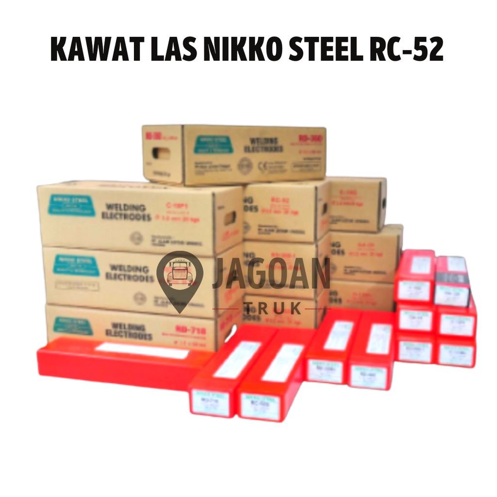 Nikko Steel Kawat Las RC52 RC 52 2.6 3.2 4.0 mm (TERMURAH)