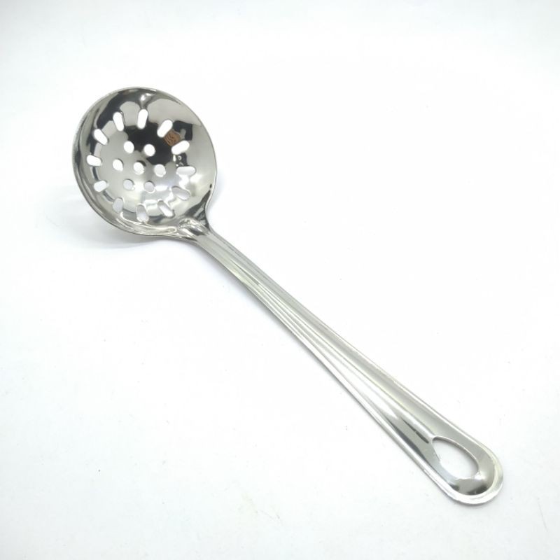 Centong Lubang sendok kuah sup sayur ladle tebal stainless 22cm MB1680
