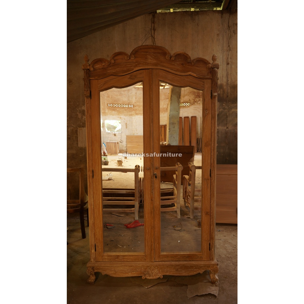 LEMARI UKIRAN 2 PINTU JATI TPK LEMARI MINIMALIS 3 PINTU LEMARI 4 PINTU UKIR LEMARI TELPON BRITISH TE