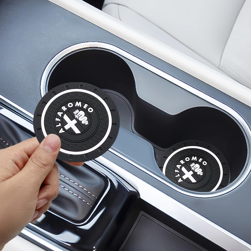 2 buah/set Rubber Car Anti Slip Mat Water Cup Bottle Holder Pads For Toyota Honda Nissan Mazda Mitsubishi Styling Accessories