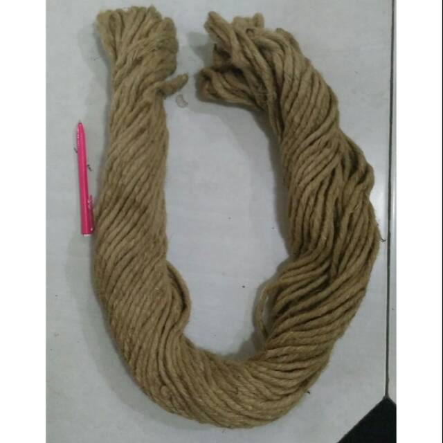 

18ply 1kg Rp132.000 Los tali goni, tali rami, jute, tali, vintage, craft, aksesoris