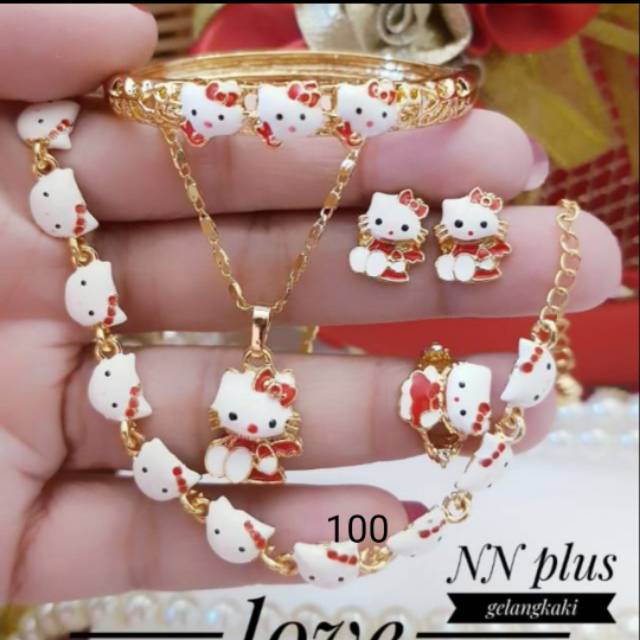 kalung set  anak xuping lapis emas