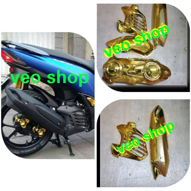 Paket Lexi variasi Lexi tutup knalpot lexi tutup radiator Lexi cover cvt Lexi cover filter Lexi