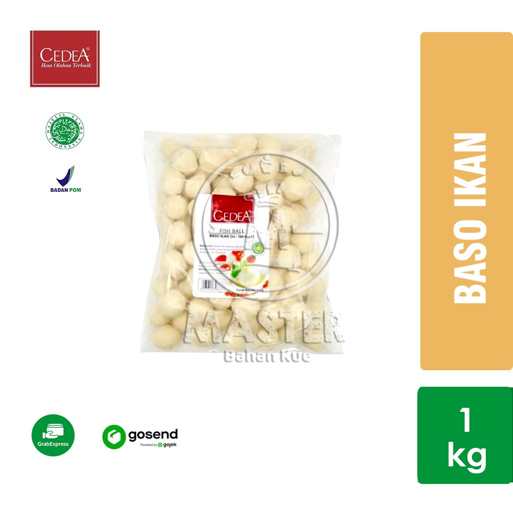 

Cedea Baso Ikan Kecil / Bakso / Fish Ball 1kg isi 100 [KHUSUS INSTANT]