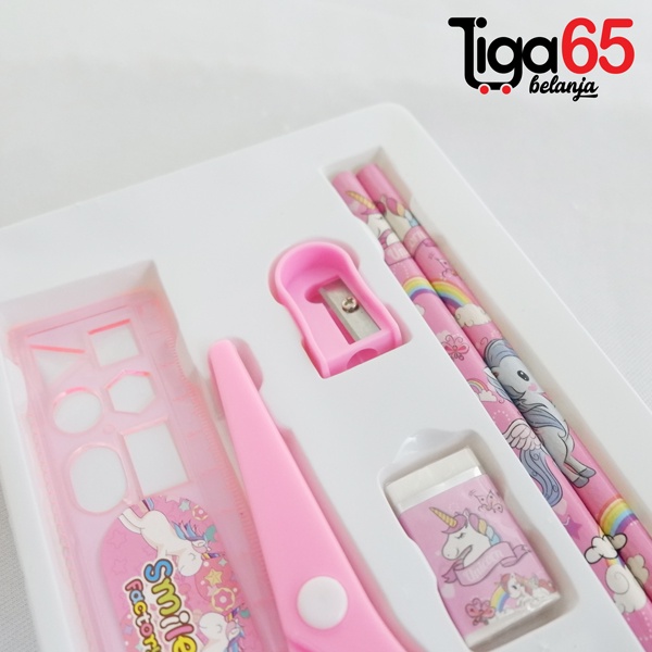 365 STATIONERY SET #40852 Buku &amp; Alat Tulis Anak / Karakter Fancy Gambar Lucu